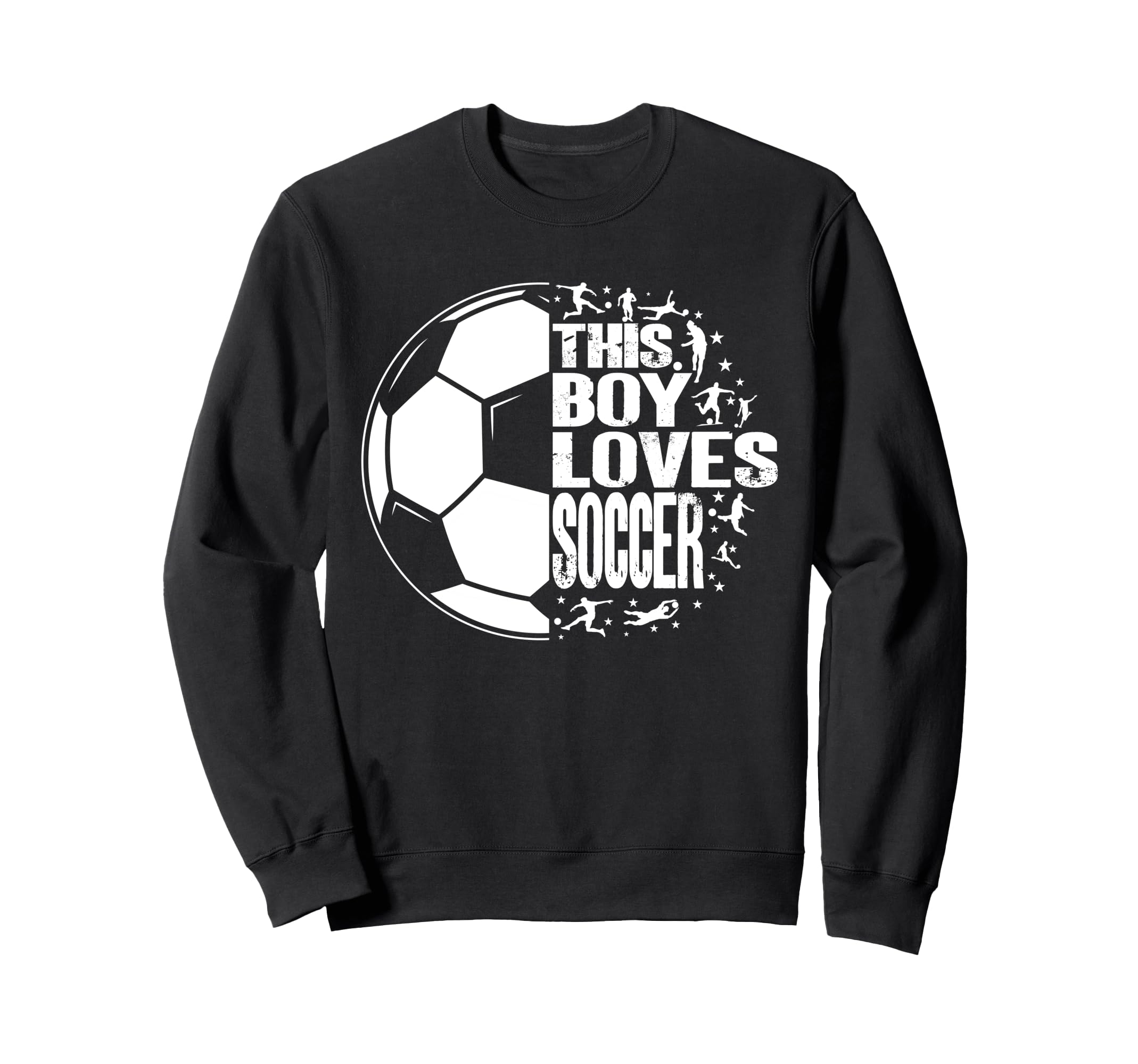 Sport Funny This Loves Soccer Sweatshirt - Aesthetic Graphic for Adults