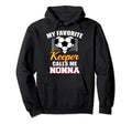 My Favorite Keeper Calls Me Nonna Hoodie - Novelty Apparel for Adults