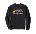 Funny Soccer Grandma Flowers Sweatshirt - Custom Art Print Unisex
