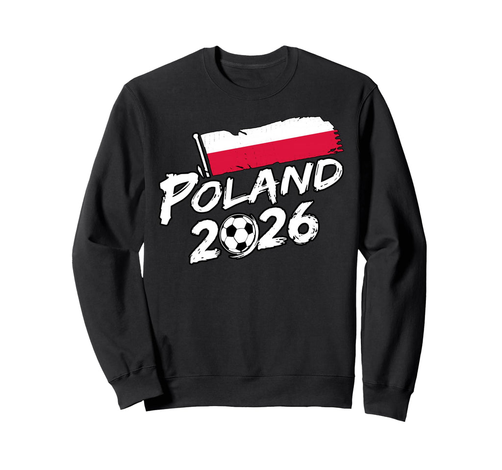 Poland Soccer Football Game Sweatshirt - Casual Everyday Wear Unisex