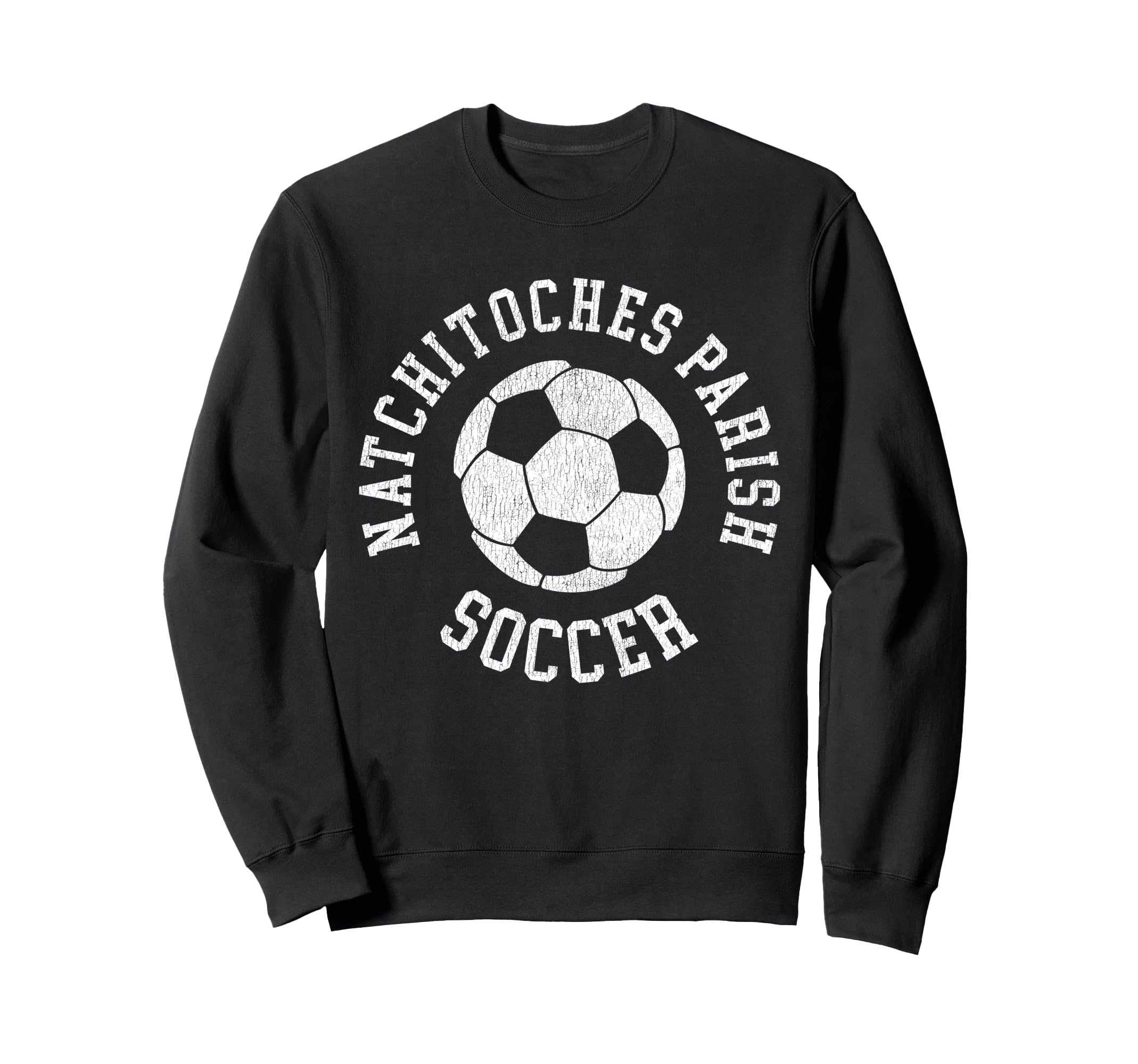Natchitoches Parish Soccer Sweatshirt - Minimalist Print for Adults