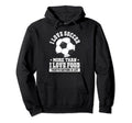 Soccer Player I Love Soccer More Than I Hoodie - Graphic Print for Adults