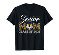 Senior Soccer Mom Class 2025 Leopard T-Shirt - Custom Art Print Men Women