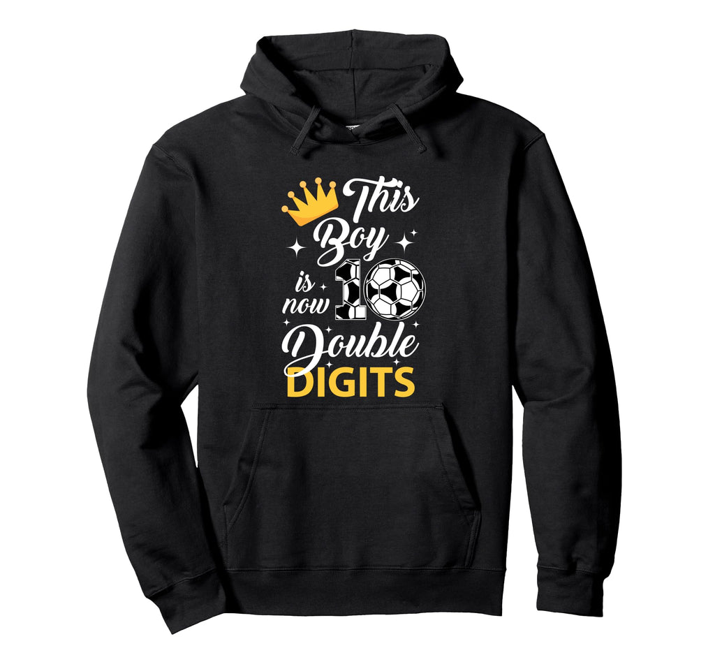 This Now 10 Double Digits Soccer 10 Hoodie - Casual Everyday Wear Unisex