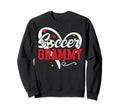 Soccer Grammy Heart Grandma Sweatshirt - Aesthetic Graphic for Adults
