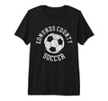 Edmunds County Soccer Distressed T-Shirt - Fun Novelty Design for Adults