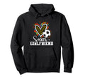 Soccer Girlfriend Leopard Heart Hoodie - Streetwear Style for Adults
