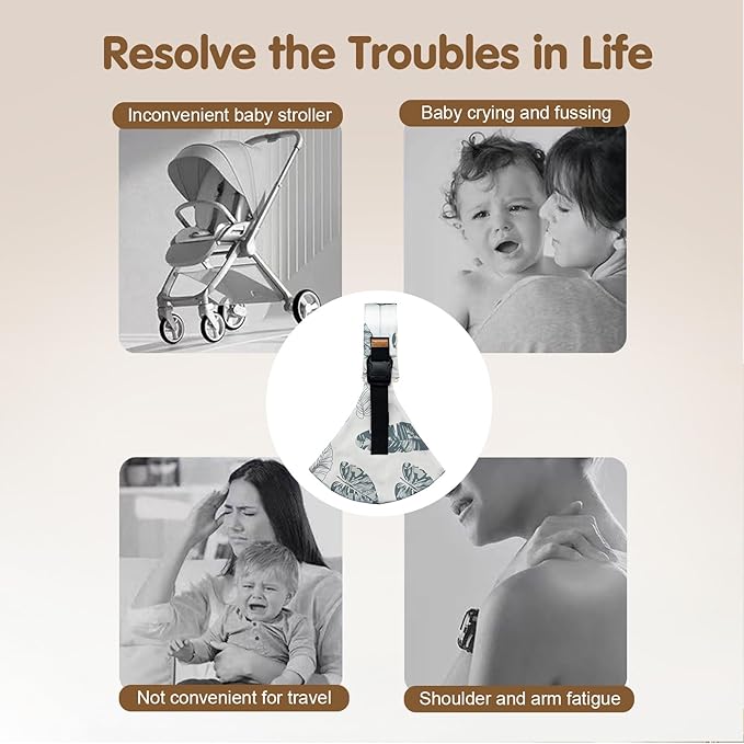 Baby Sling Carrier,Toddler Carrier, 2025 New Baby Sling,Portable and Lightweight Sling,Non-Slip Hip Seat Carrying 10-30lbs(Bluesail)