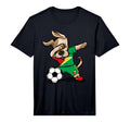 Dog Dabbing Guyana Soccer Jersey Guyanese T-Shirt - Unique Graphic Unisex