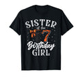 Sister 7 Birthday Basketball Bday T-Shirt - Novelty Apparel Men Women