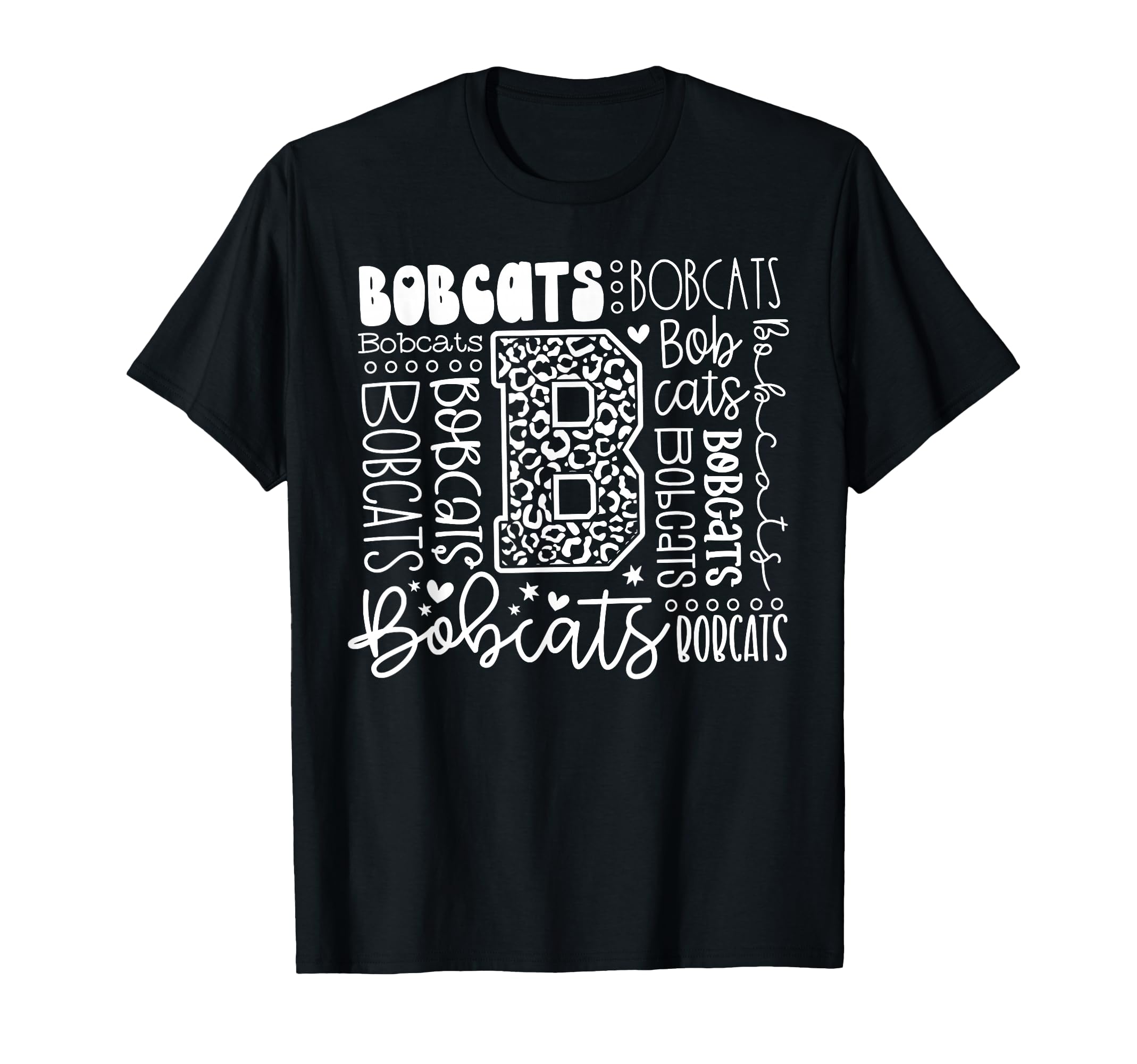 Bobcat Baseball Team Mascot School T-Shirt - Custom Art Print for Adults