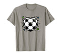 Soccer Ball Shaped Heart Mom Fan T-Shirt - Aesthetic Graphic for Adults