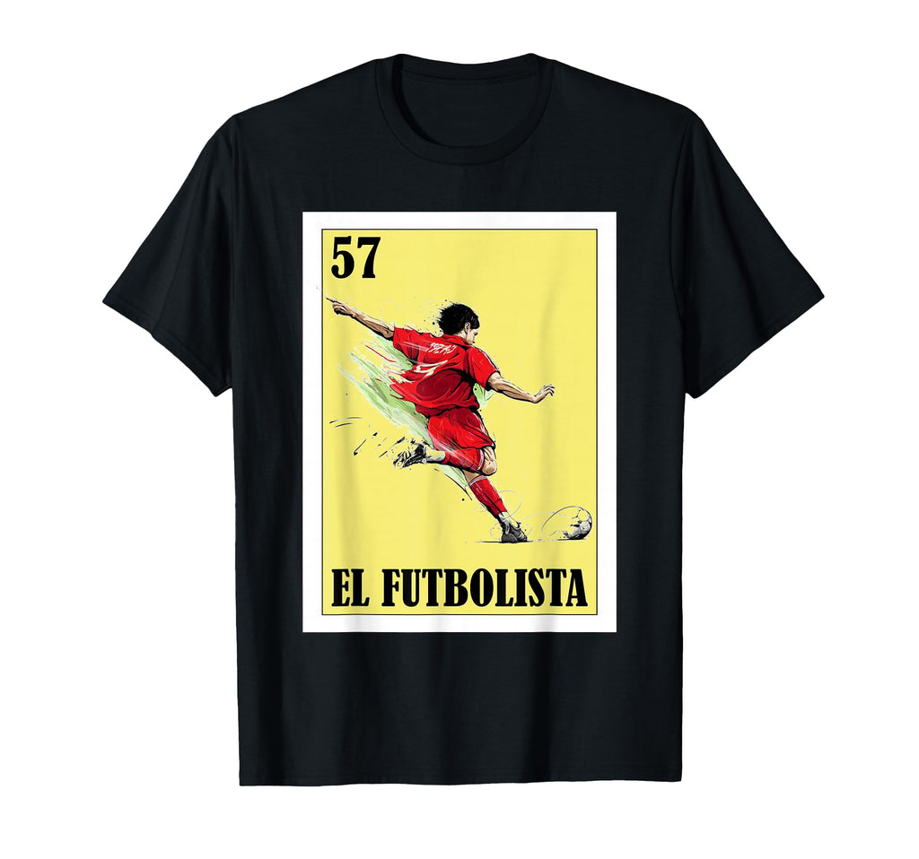 Funny Mexican Soccer El Futbolista T-Shirt - Unique Graphic for Adults