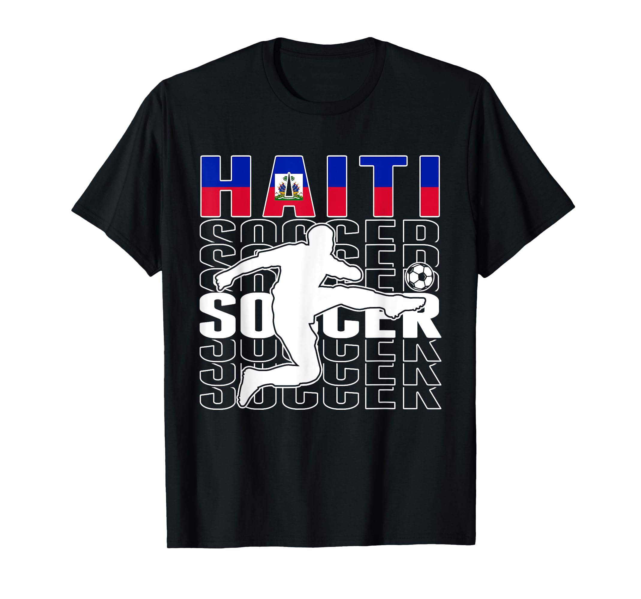 Haiti Soccer Lovers Jersey Proud Haitian T-Shirt - Graphic Print Men Women