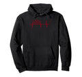 Soccer Player Soccer Wine Heartbeat Hoodie - Unique Graphic Men Women