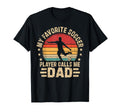 My Favorite Soccer Player Calls Me Dad T-Shirt - Minimalist Print Men Women