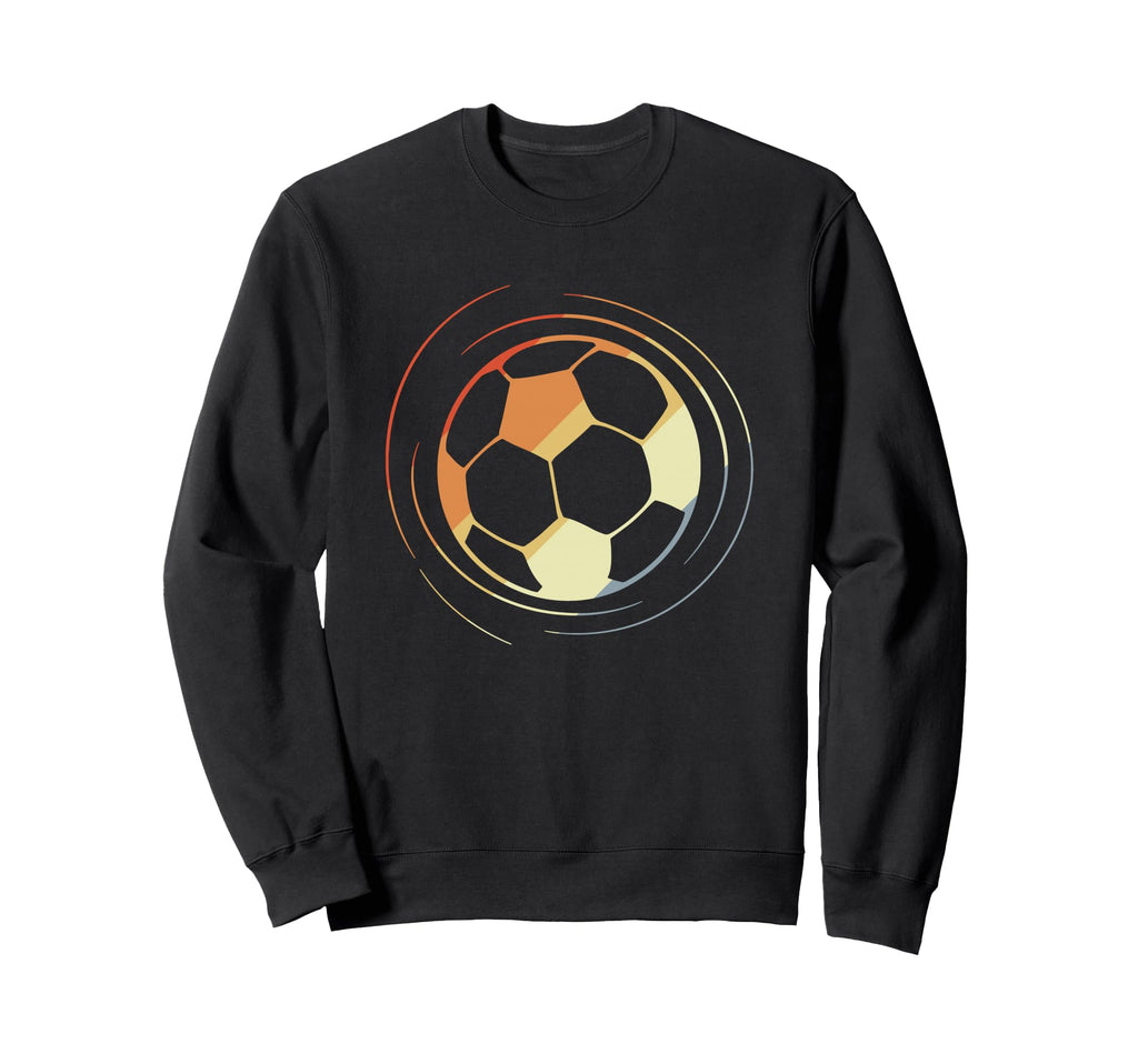 Soccer Ball Drawing Sweatshirt - Graphic Print for Adults