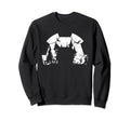 Distressed Soccer Halloween Costumes Sweatshirt - Trendy Graphic Men Women