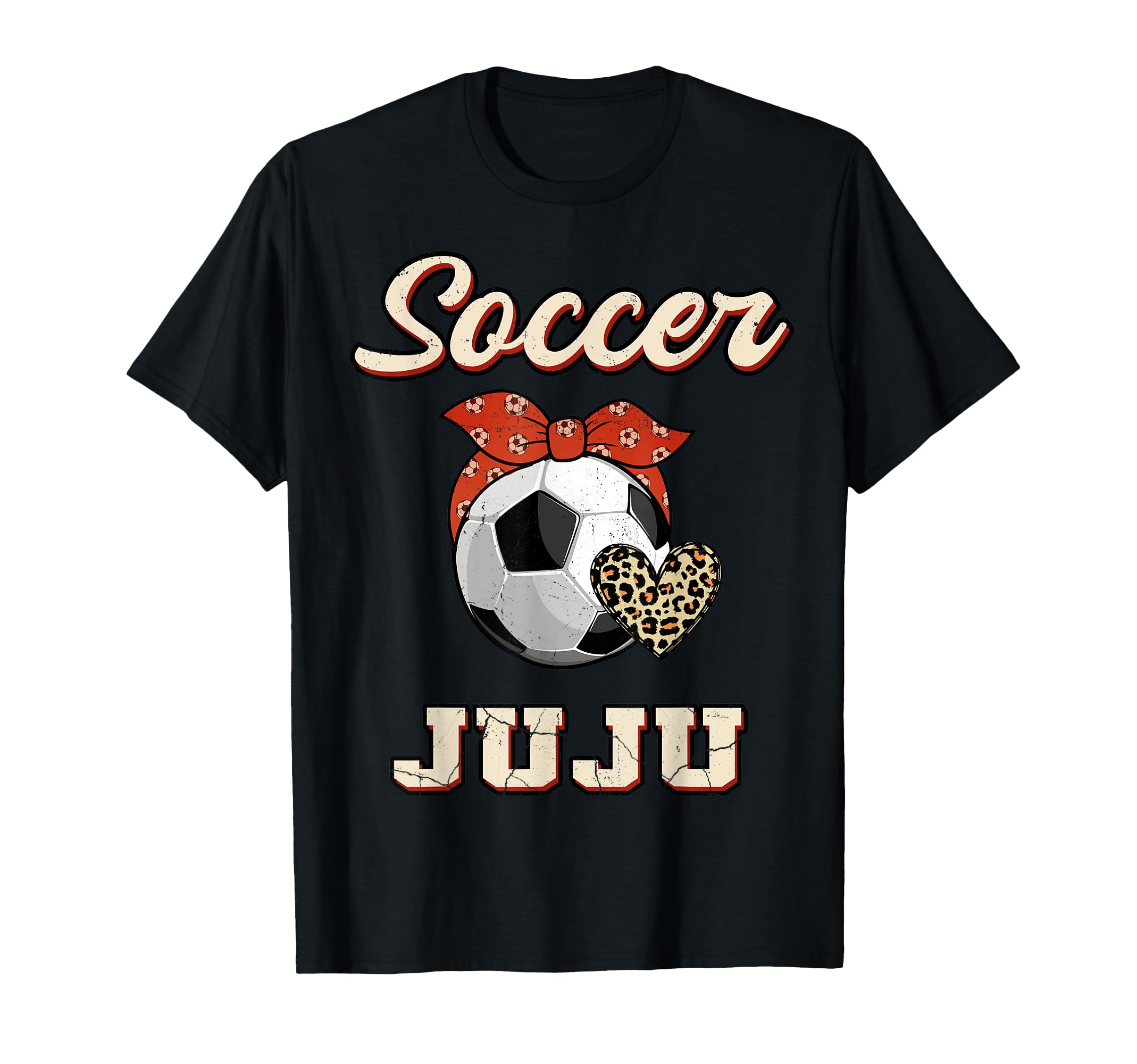 Soccer Juju Bandana Leopard T-Shirt - Casual Everyday Wear for Adults