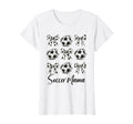 Soccer Mama Soccer Coquette Bow T-Shirt - Aesthetic Graphic Men Women