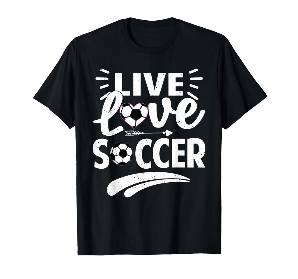 Love Live Soccer Inspirational T-Shirt - Fun Novelty Design for Adults