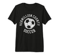 Vermillion County Soccer T-Shirt - Casual Everyday Wear Men Women
