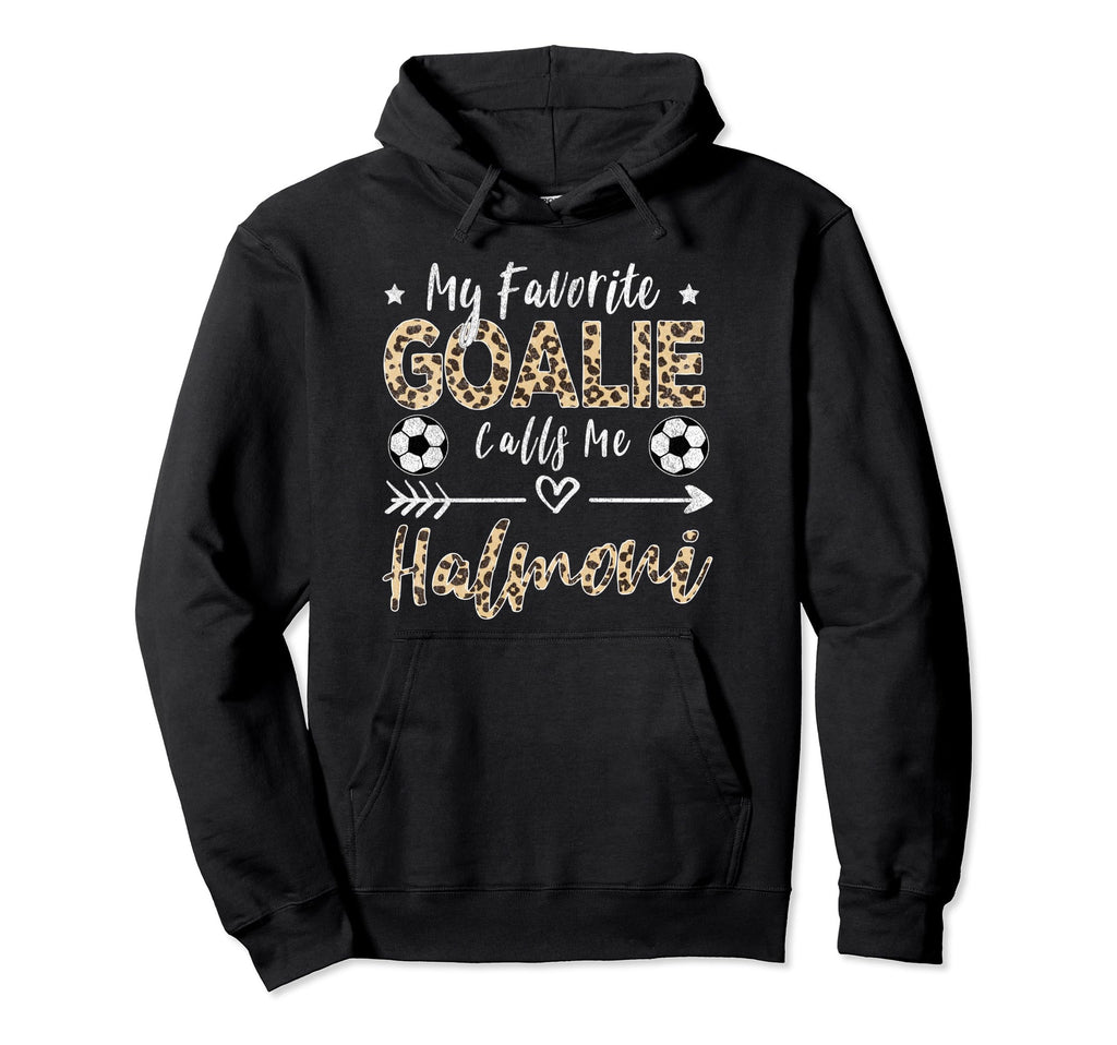 My Favorite Goalie Calls Me Halmoni Korean Hoodie - Trendy Graphic Unisex