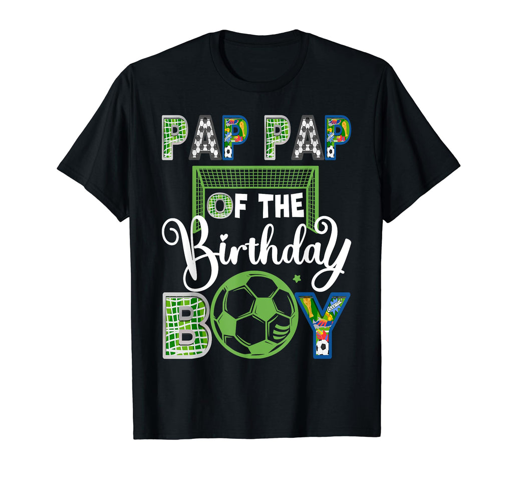 Pap Pap Birthday Soccer Baller Birthday T-Shirt - Trendy Graphic Unisex