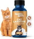 Cat Laxative Constipation Relief, Natural Cat Stool Softener Remedy for Irregular Bowel Movements Without Feline Diarrhea, Supports Feline Digestion & Gas Pain Relief, 400 Odorless, Tasteless Pills