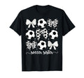 Soccer Sister Coquette Sister Soccer T-Shirt - Aesthetic Graphic Unisex