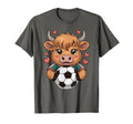 Kawaii Soccer Cow Just Who Loves Heifer T-Shirt - Trendy Graphic Men Women