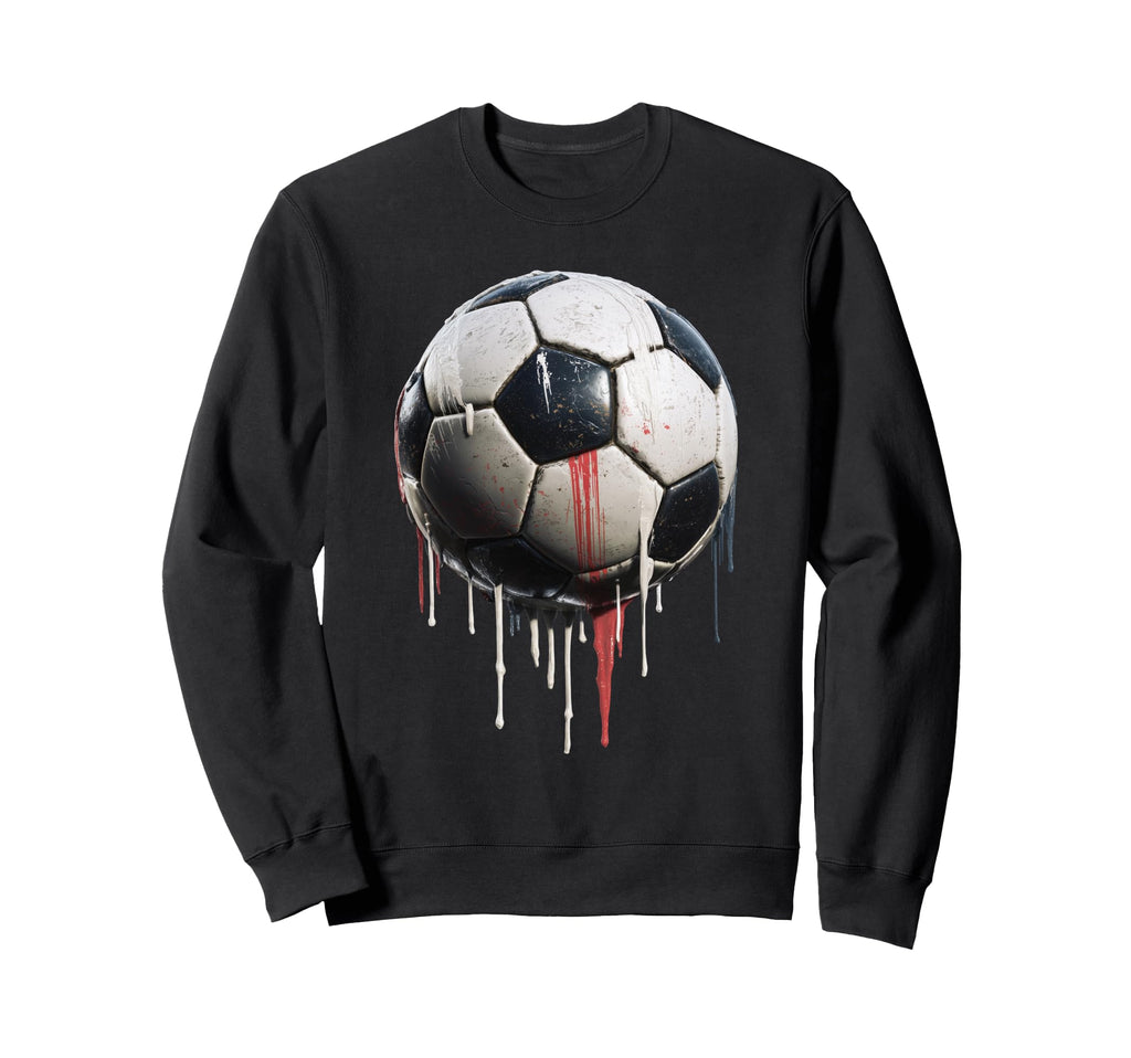 Soccer Ball Football Player And Fan Sweatshirt - Custom Art Print Unisex