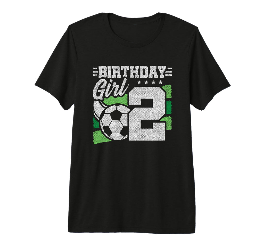 Soccer Birthday Party 2 Year Old 2Nd T-Shirt - Aesthetic Graphic Men Women