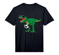 T Rex Dinosaur Soccer Player Trex Dino T-Shirt - Fun Novelty Design Unisex