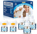 Cat Calming Pheromones Diffuser: 6-in-1 Kit Cat Appeasing Pheromone Diffuser to Calm (2 Plugin+4x48ml Refills) for Comfort Reduces Stress Anxiety, Long-Lasting Appeasing Pheromone for Pet Cat (6in1)