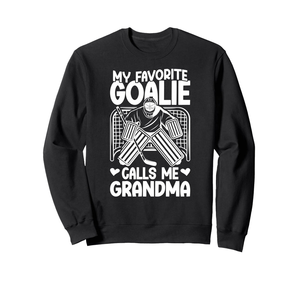 Proud Ice Hockey Goalie Grandma Sweatshirt - Custom Art Print Men Women