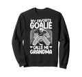 Proud Ice Hockey Goalie Grandma Sweatshirt - Custom Art Print Men Women