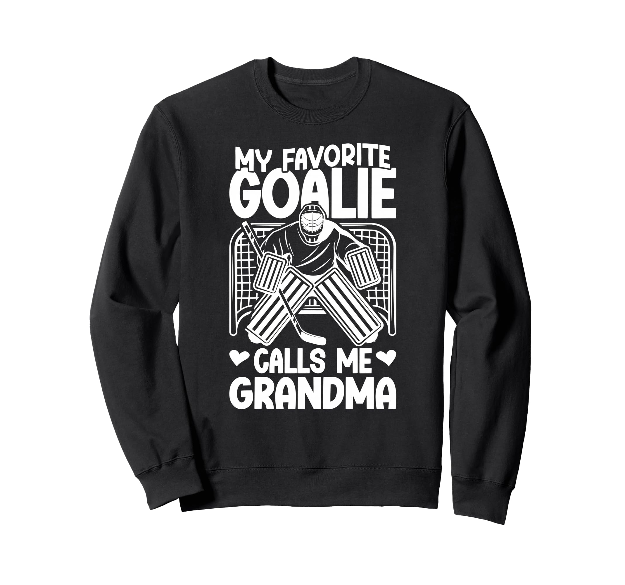 Proud Ice Hockey Goalie Grandma Sweatshirt - Custom Art Print Men Women
