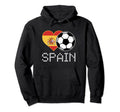 Spain Soccer Spanish Flag Espana Love Hoodie - Novelty Apparel Men Women
