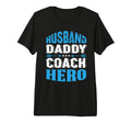 Husband Daddy Coach Hero Trainer T-Shirt - Minimalist Print for Adults