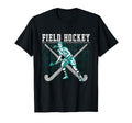 Field Hockey Floor Ball Ice Field T-Shirt - Casual Everyday Wear Unisex