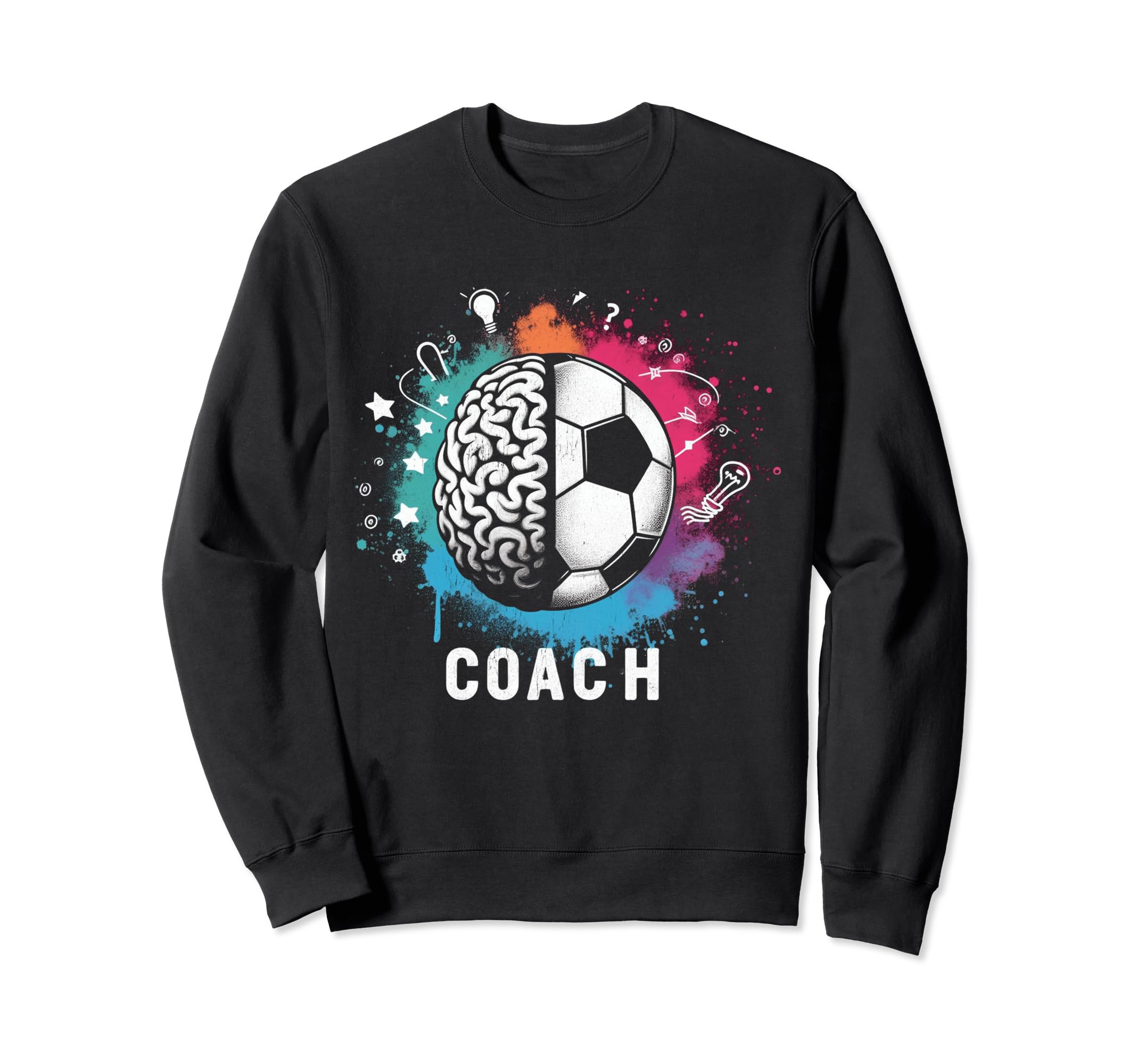 Soccer Coach Training Coaching Sweatshirt - Fun Novelty Design Men Women