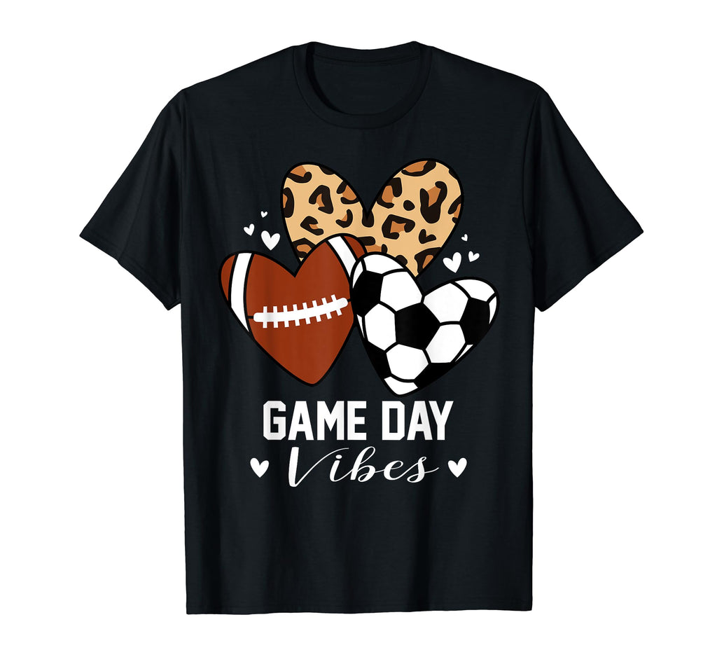 Game Day Vibes Funny Soccer Football T-Shirt - Aesthetic Graphic Unisex