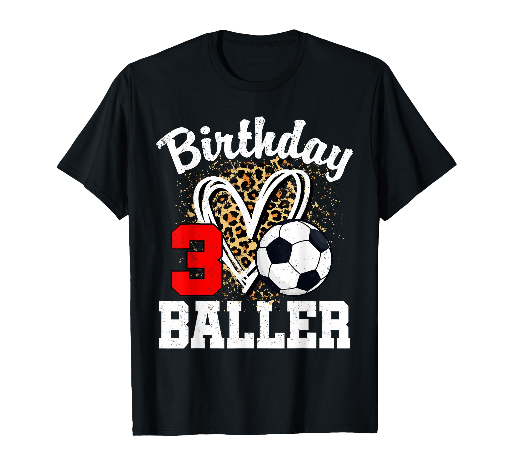 3Rd Birthday Baller 3 Year Old T-Shirt - Aesthetic Graphic Men Women