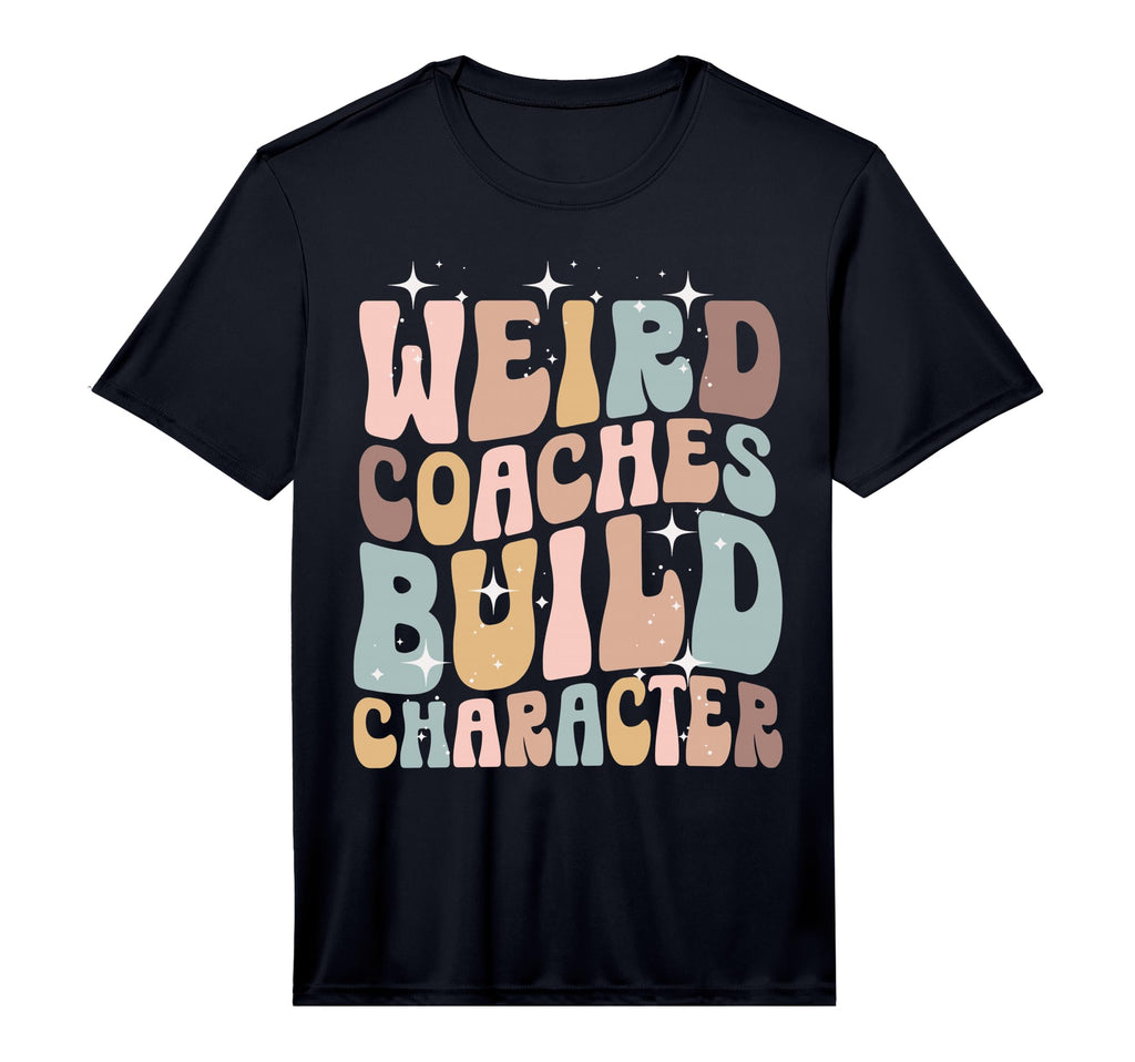 Weird Coaches Build Character Coach T-Shirt - Aesthetic Graphic Men Women