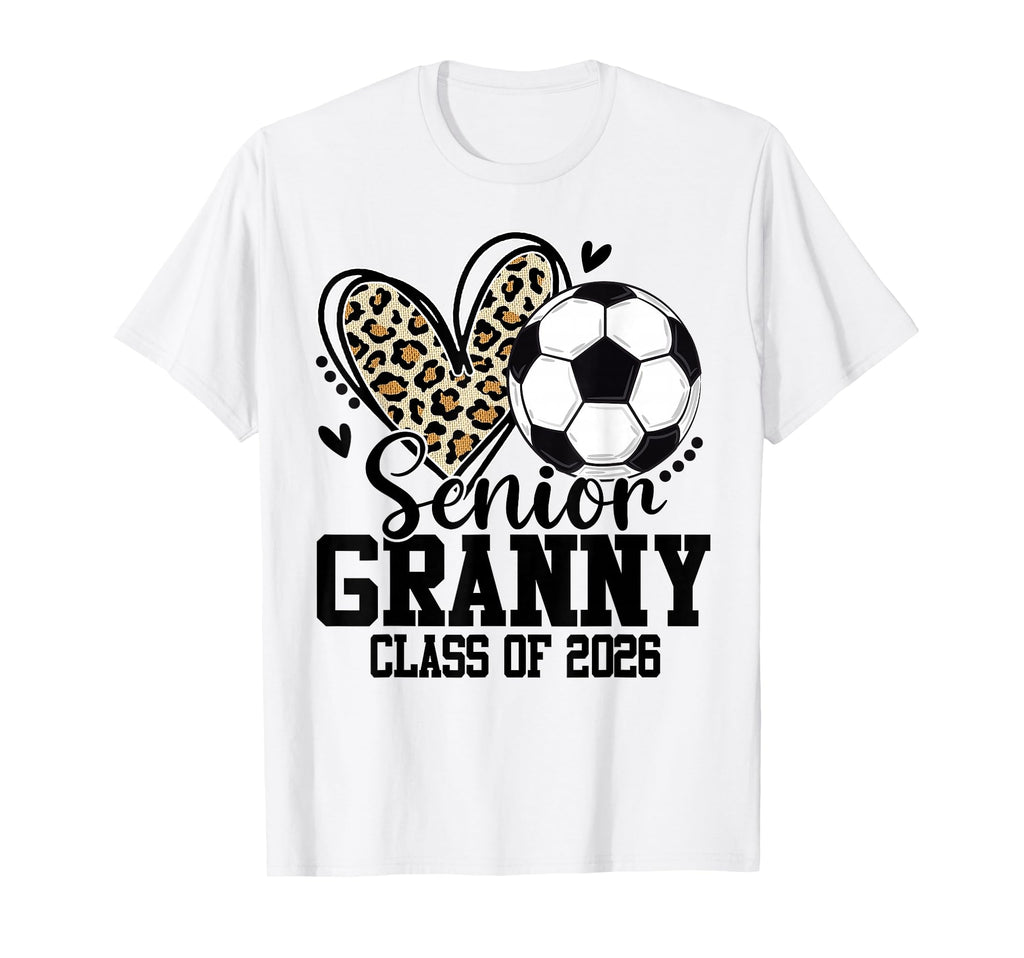Senior Granny Class 2026 Soccer T-Shirt - Minimalist Print Men Women