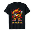 Espa Ol Dabbing Soccer Ball Graffiti T-Shirt - Aesthetic Graphic Unisex