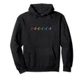 Rainbow Soccer Player Lettering Futbol Hoodie - Unique Graphic for Adults