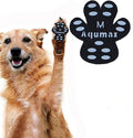 Dog Anti Slip Paw Grips Traction Pads,Dog Feet Stickers with Stronger Self-Adhesive Paw Pad Provide Traction for Senior, Injured Dogs,12 Sets (48 pcs) M Black