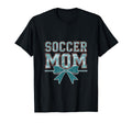 Soccer Mom Coquette Bow Mothers Day T-Shirt - Aesthetic Graphic Unisex